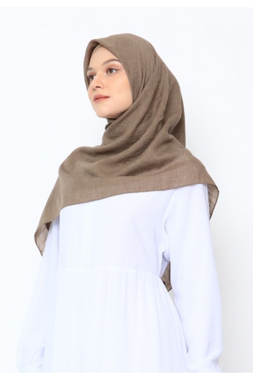Hijab Segi Empat Voal Irania Coffe